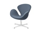 【フリッツ ハンセン/FRITZ HANSEN / GOODS】のSWAN / スワンチェア ラウンジチェア 3320 張地:1152 ライトブルー(クリスチャンハウン)、脚部:サテン仕上|ID: prp329100000008303 ipo3291000000037066585
