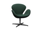 【フリッツ ハンセン/FRITZ HANSEN / GOODS】のSWAN / スワンチェア ラウンジチェア 3320 張地:1160 ダークグリーンユニ(クリスチャンハウン)、脚部:ブラック|ID: prp329100000008303 ipo3291000000037066592