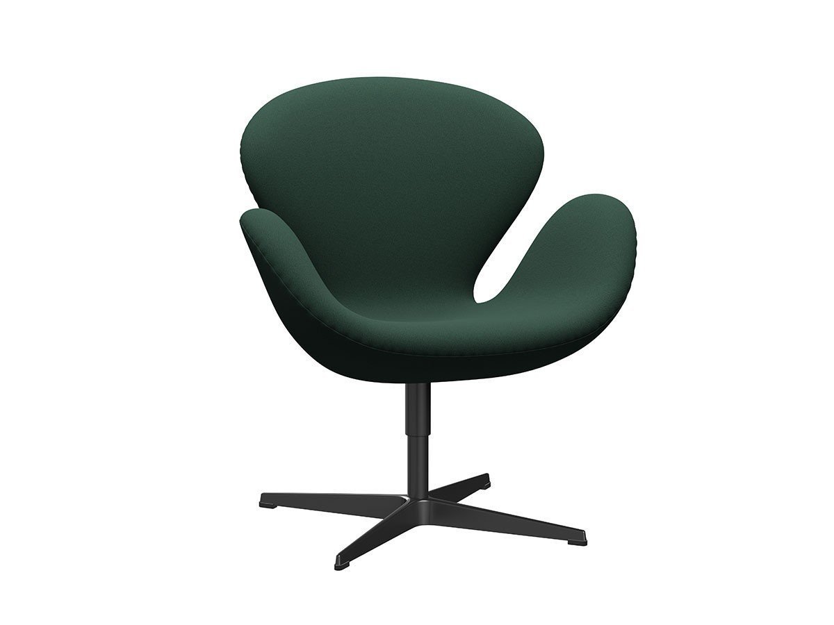 【フリッツ ハンセン/FRITZ HANSEN / GOODS】のSWAN / スワンチェア ラウンジチェア 3320 インテリア・キッズ・メンズ・レディースファッション・服の通販 founy(ファウニー) 　ファブリック　Fabric, Textile　フォーム　Form　おすすめ　Recommended / Our Picks　ホーム・キャンプ・アウトドア・お取り寄せ　Home Living / Home & Lifestyle / Camping Gear / Outdoor Camping　家具・インテリア　Home Furniture & Interior. Stylish & Functional Living Spaces　チェア・椅子　Seating & Chairs　ラウンジチェア・リクライナー　Lounge Chairs / Recliners　張地:1160 ダークグリーンユニ(クリスチャンハウン)、脚部:ブラック|ID: prp329100000008303 ipo3291000000037066592