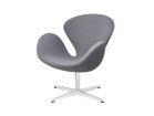 【フリッツ ハンセン/FRITZ HANSEN / GOODS】のSWAN / スワンチェア ラウンジチェア 3320 張地:1170 ライトグレーユニ(クリスチャンハウン)、脚部:サテン仕上|ID: prp329100000008303 ipo3291000000037066595