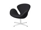 【フリッツ ハンセン/FRITZ HANSEN / GOODS】のSWAN / スワンチェア ラウンジチェア 3320 張地:1174 ダークグレー(クリスチャンハウン)、脚部:サテン仕上|ID: prp329100000008303 ipo3291000000037066601