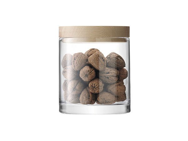 【エルエスエー インターナショナル/LSA international / GOODS】のLOTTA CONTAINER & ASH LID / ロッタ コンテナ&アッシュリッド 高さ19cm インテリア・キッズ・メンズ・レディースファッション・服の通販 founy(ファニー) 　送料無料　Free Shipping　ガラス　Glass　シンプル　Simple　ホーム・キャンプ・アウトドア・お取り寄せ　Home,Garden,Outdoor,Camping Gear　キッチン・ダイニング　Kitchen Dining　キッチン収納　Kitchen　-|ID: prp329100000008310 ipo3291000000030190794