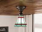 【フライミー ファクトリー/FLYMEe Factory / GOODS】のCUSTOM SERIES Basic Ceiling Lamp × Stained Glass Maribu / カスタムシリーズ ベーシックシーリングランプ × ステンドグラス(マリブ) 大人の最旬トレンドファッション＆コーディネート founy(ファウニー) 送料無料 Free Shipping ハンド Hand, Handmade ベーシック Basic, Essential ホーム・キャンプ・アウトドア・お取り寄せ Home Living / Home & Lifestyle / Camping Gear / Outdoor Camping 家具・インテリア Home Furniture & Interior. Stylish & Functional Living Spaces ライト・照明 Lamps & Lighting Fixtures シーリングライト・天井照明 Ceiling Light / Flush Mount Light thumbnail 器具本体:ビンテージメタル、シェード:ブルー|ID: prp329100000008430 ipo3291000000037072775