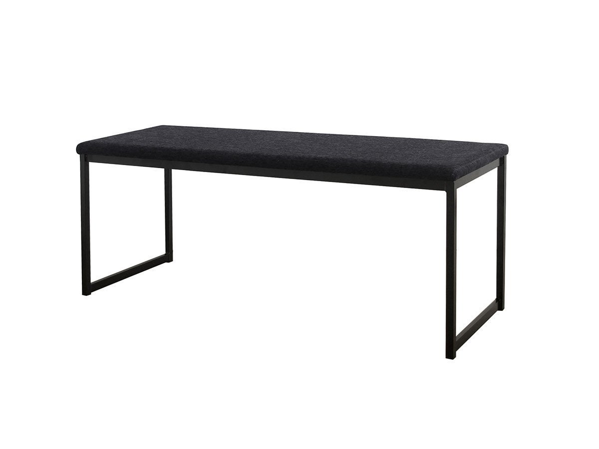 【フライミー ベーシック/FLYMEe BASIC / GOODS】のDINING BENCH / ダイニングベンチ #100202 インテリア・キッズ・メンズ・レディースファッション・服の通販 founy(ファニー) 　送料無料　Free Shipping　ファブリック　Fabric　フレーム　Flame　ホーム・キャンプ・アウトドア・お取り寄せ　Home,Garden,Outdoor,Camping Gear　家具・インテリア　Furniture　チェア・椅子　Chair　ベンチ・ダイニングベンチ　Bench/Dining Bench　ブラック、サイズ:幅110cm|ID: prp329100000008448 ipo3291000000030236621