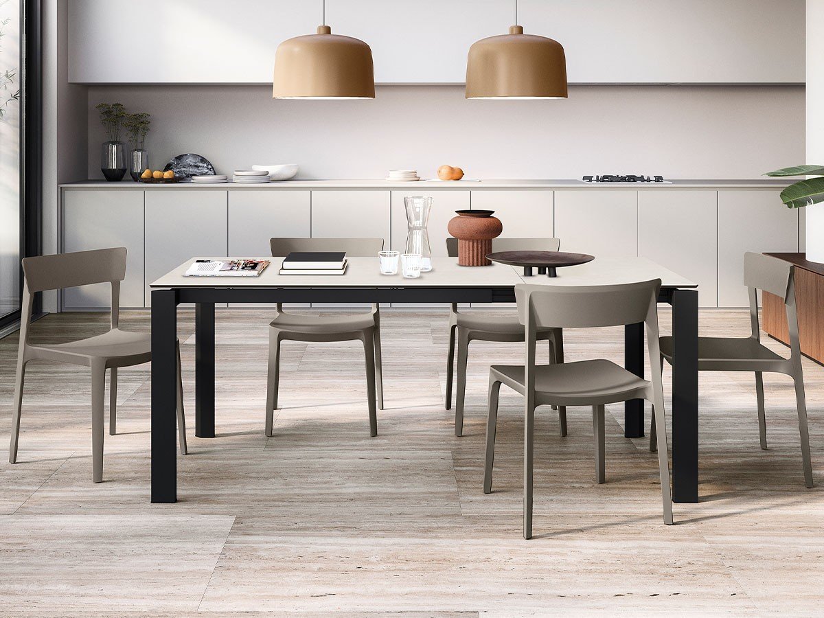 【カリガリス/Calligaris / GOODS】のDUCA / デュカ セラミック天板 CS/4089-R 130 インテリア・キッズ・メンズ・レディースファッション・服の通販 founy(ファニー) テーブル Table, Dining Table ホーム・キャンプ・アウトドア・お取り寄せ Home Living / Home & Lifestyle / Camping Gear / Outdoor Camping 家具・インテリア Home Furniture & Interior. Stylish & Functional Living Spaces テーブル Dining, Coffee & Side Tables ダイニングテーブル・食卓テーブル Dining Tables 天板P5C ソルトホワイト、脚部P15 マットブラック|ID: prp329100000008502 ipo3291000000036819969