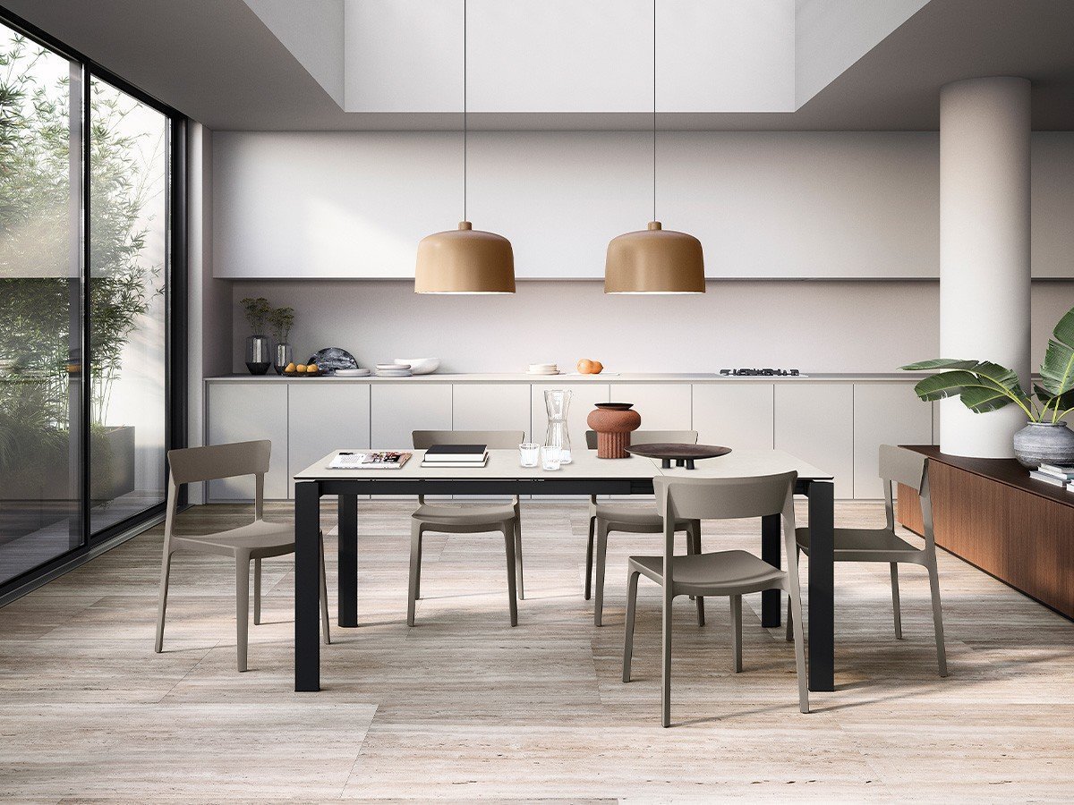 【カリガリス/Calligaris / GOODS】のDUCA / デュカ セラミック天板 CS/4089-R 130 インテリア・キッズ・メンズ・レディースファッション・服の通販 founy(ファニー) テーブル Table, Dining Table ホーム・キャンプ・アウトドア・お取り寄せ Home Living / Home & Lifestyle / Camping Gear / Outdoor Camping 家具・インテリア Home Furniture & Interior. Stylish & Functional Living Spaces テーブル Dining, Coffee & Side Tables ダイニングテーブル・食卓テーブル Dining Tables 天板P5C ソルトホワイト、脚部P15 マットブラック|ID: prp329100000008502 ipo3291000000036819980