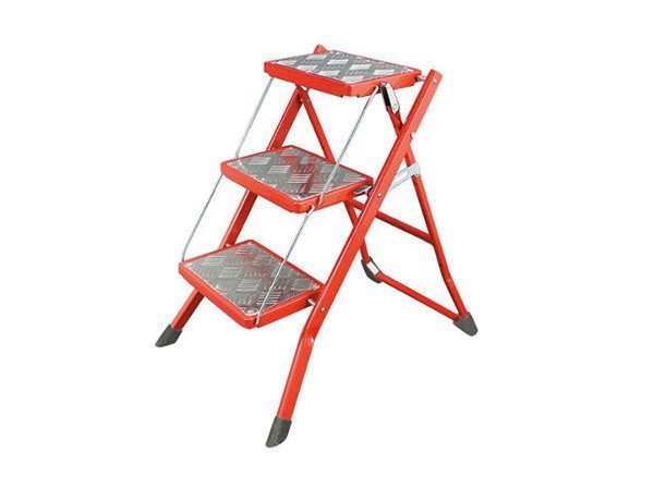 【ダルトン/DULTON / GOODS】のFolding 3-steps ladder / 折りたたみ 3-steps ラダー Model 100-252 インテリア・キッズ・メンズ・レディースファッション・服の通販 founy(ファニー) 　コンパクト　Compact　ホーム・キャンプ・アウトドア・お取り寄せ　Home,Garden,Outdoor,Camping Gear　家具・インテリア　Home Furniture & Interior. Stylish & Functional Living Spaces　その他 インテリア雑貨、家具　Furniture, Interior, Others　レッド|ID: prp329100000008536 ipo3291000000030186696