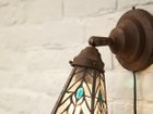 【フライミー ファクトリー/FLYMEe Factory / GOODS】のCUSTOM SERIES Basic Wall Lamp × Stained Glass Tears / カスタムシリーズ ベーシックウォールランプ × ステンドグラス(ティアーズ) 器具本体:ラスティメタル|ID:prp329100000008542