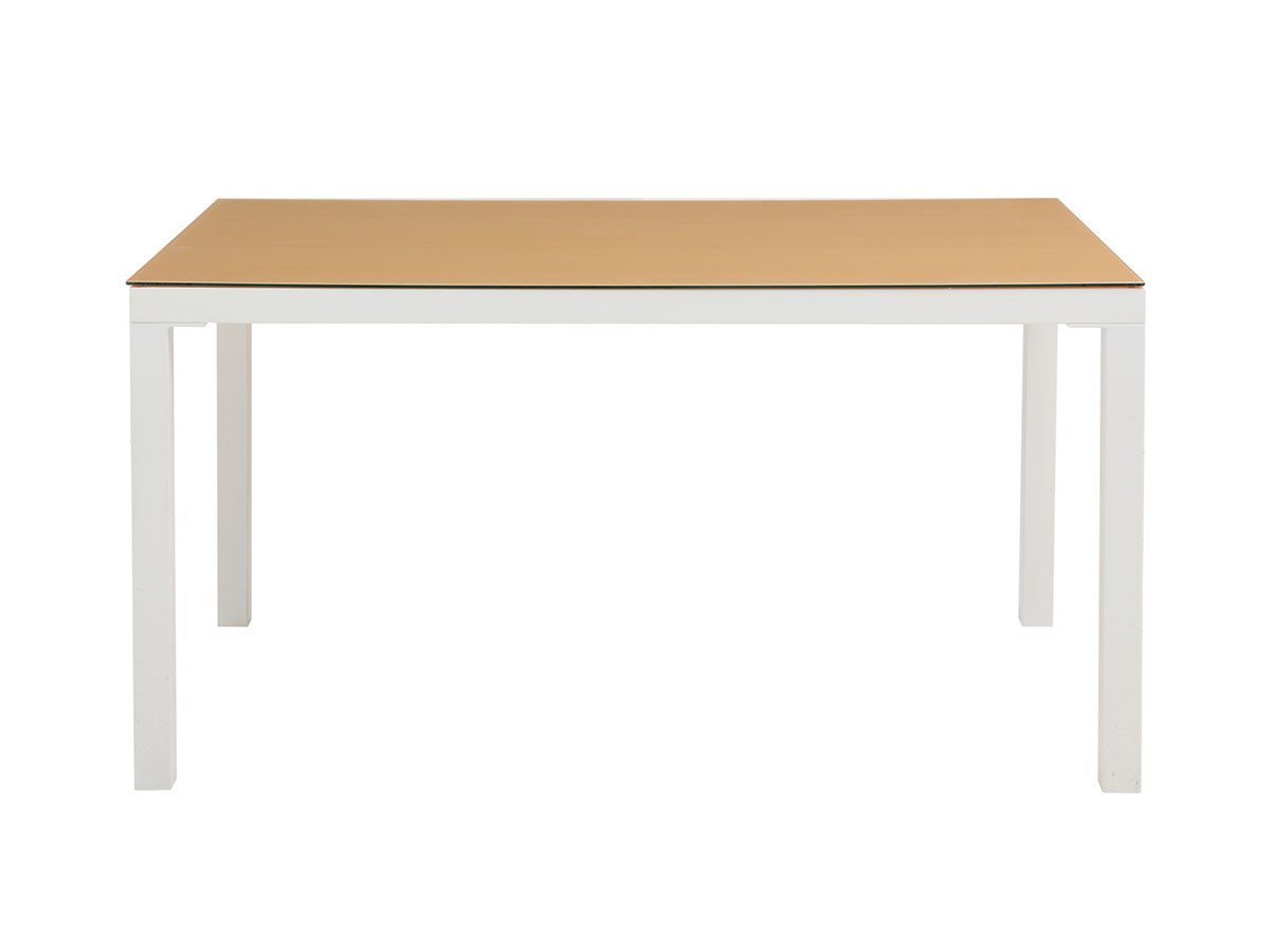 【フライミールーム/FLYMEe Room / GOODS】のDINING TABLE W135 / ダイニングテーブル 幅135cm f41203 インテリア・キッズ・メンズ・レディースファッション・服の通販 founy(ファニー) 　送料無料　Free Shipping　ガラス　Glass　テーブル　Table　デスク　Desk　フレーム　Flame　モダン　Modern　ワーク　Work　ホーム・キャンプ・アウトドア・お取り寄せ　Home,Garden,Outdoor,Camping Gear　家具・インテリア　Furniture　テーブル　Table　ダイニングテーブル　Dining Table　ナチュラル|ID: prp329100000008546 ipo3291000000030181949