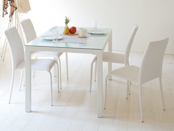 【フライミールーム/FLYMEe Room / GOODS】のDINING TABLE W135 / ダイニングテーブル 幅135cm f41203 人気、トレンドファッション・服の通販 founy(ファニー) 　送料無料　Free Shipping　ガラス　Glass　テーブル　Table　デスク　Desk　フレーム　Flame　モダン　Modern　ワーク　Work　ホーム・キャンプ・アウトドア・お取り寄せ　Home,Garden,Outdoor,Camping Gear　家具・インテリア　Furniture　テーブル　Table　ダイニングテーブル　Dining Table　other-2|ID: prp329100000008546 ipo3291000000031530723