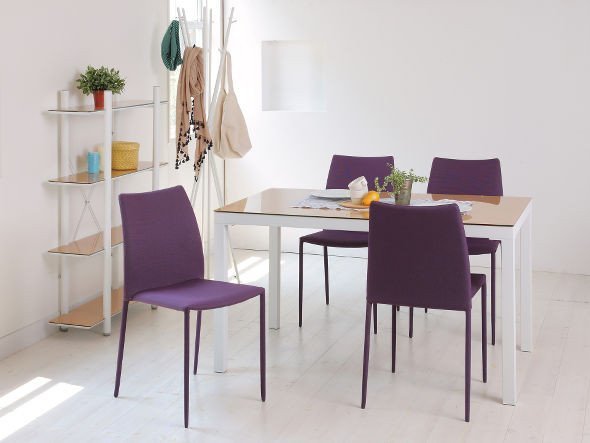 【フライミールーム/FLYMEe Room / GOODS】のDINING TABLE W135 / ダイニングテーブル 幅135cm f41203 人気、トレンドファッション・服の通販 founy(ファニー) 　送料無料　Free Shipping　ガラス　Glass　テーブル　Table　デスク　Desk　フレーム　Flame　モダン　Modern　ワーク　Work　ホーム・キャンプ・アウトドア・お取り寄せ　Home,Garden,Outdoor,Camping Gear　家具・インテリア　Furniture　テーブル　Table　ダイニングテーブル　Dining Table　other-4|ID: prp329100000008546 ipo3291000000031530726