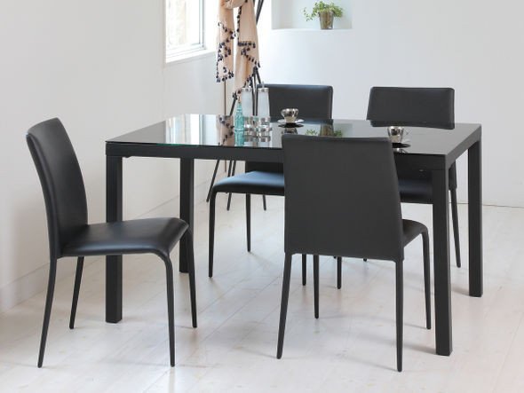 【フライミールーム/FLYMEe Room / GOODS】のDINING TABLE W135 / ダイニングテーブル 幅135cm f41203 人気、トレンドファッション・服の通販 founy(ファニー) 　送料無料　Free Shipping　ガラス　Glass　テーブル　Table　デスク　Desk　フレーム　Flame　モダン　Modern　ワーク　Work　ホーム・キャンプ・アウトドア・お取り寄せ　Home,Garden,Outdoor,Camping Gear　家具・インテリア　Furniture　テーブル　Table　ダイニングテーブル　Dining Table　other-6|ID: prp329100000008546 ipo3291000000031530729