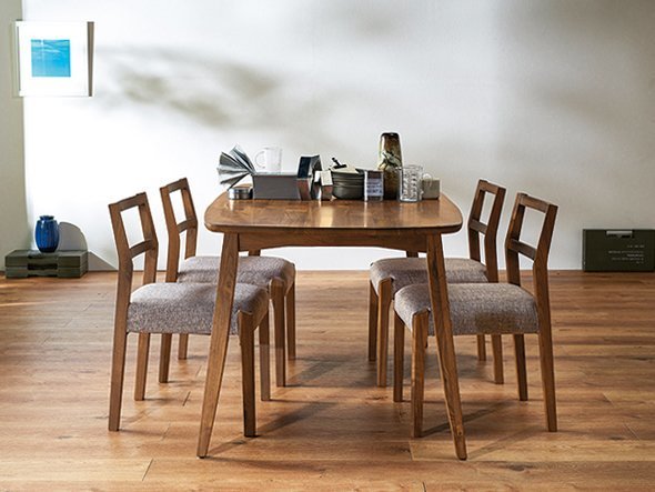 【フライミー ヴェール/FLYMEe vert / GOODS】のDining Table / ダイニングテーブル 幅135cm n97076(ウォールナット) 人気、トレンドファッション・服の通販 founy(ファニー) 　シンプル　Simple　テーブル　Table　フォルム　Form　ホーム・キャンプ・アウトドア・お取り寄せ　Home,Garden,Outdoor,Camping Gear　家具・インテリア　Furniture　テーブル　Table　ダイニングテーブル　Dining Table　other-3|ID: prp329100000008565 ipo3291000000031528338