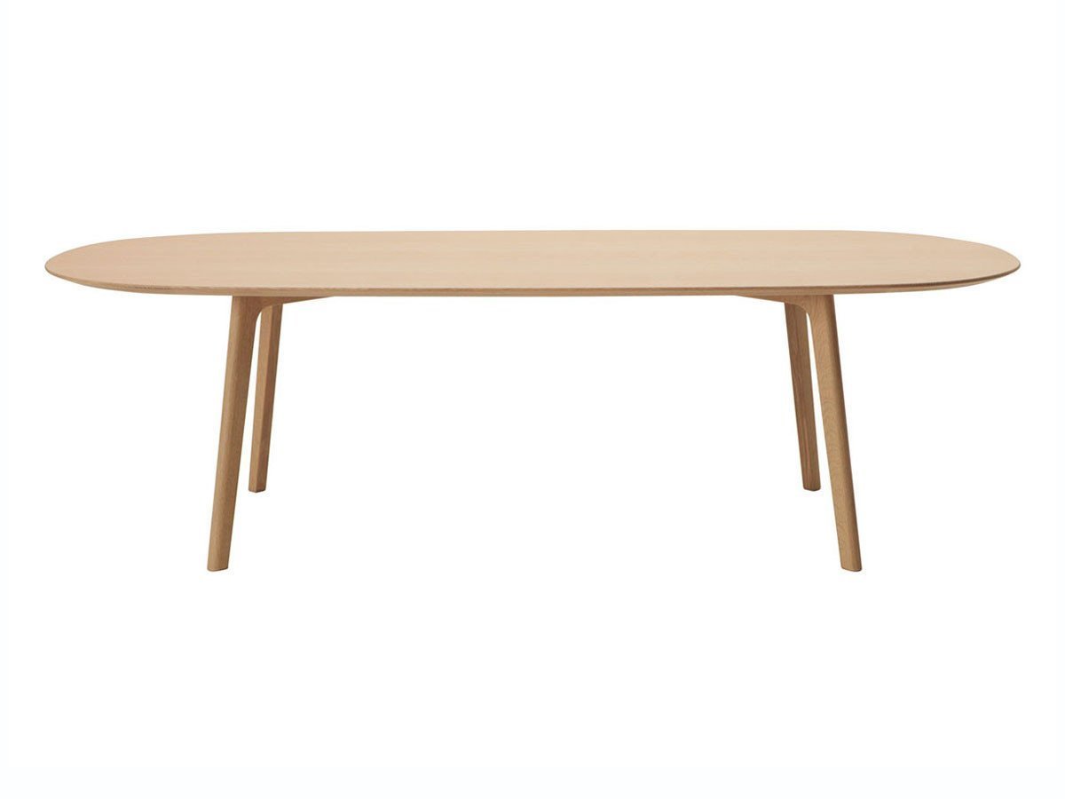 【ラウンディッシュ/Roundish / GOODS】のDining Table / ダイニングテーブル 幅240cm(ビーチ) インテリア・キッズ・メンズ・レディースファッション・服の通販 founy(ファニー) 　オーバル　Oval　テーブル　Table　ビーチ　Beach　ホーム・キャンプ・アウトドア・お取り寄せ　Home,Garden,Outdoor,Camping Gear　家具・インテリア　Furniture　テーブル　Table　ダイニングテーブル　Dining Table　ウッド:アンスチームドビーチ NL-0(ウレタン塗装 / ナチュラルホワイト)|ID: prp329100000008587 ipo3291000000032101209