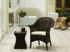【ロイドルーム/LLOYD LOOM / GOODS】のARM CHAIR No.464 / アームチェア No.464 本体ディープブラウンオプションのクッションは張地をご選択いただけます。|ID: prp329100000008595 ipo3291000000033395240