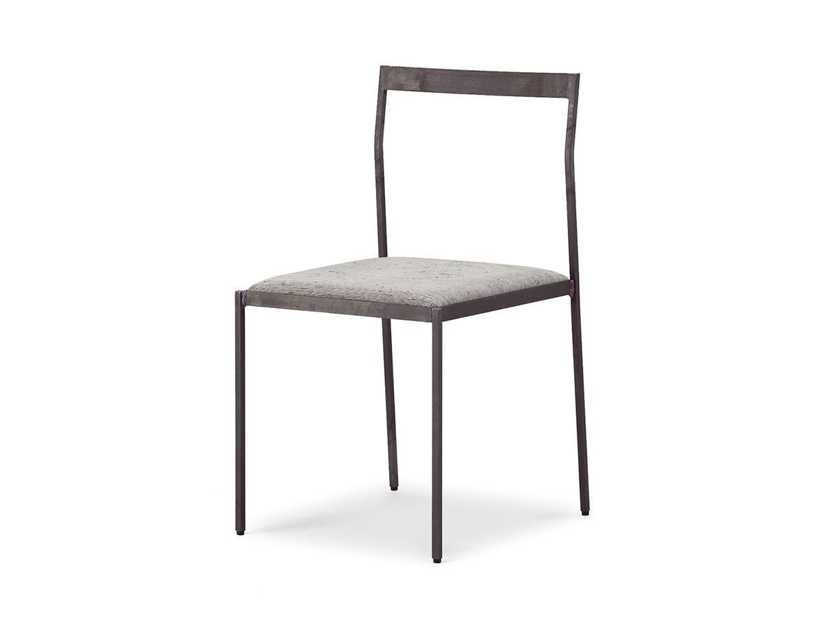 【杉山製作所/Sugiyama Seisakusho / GOODS】のKUROTETSU SHIN ARMLESS CHAIR / クロテツ シン アームレスチェア インテリア・キッズ・メンズ・レディースファッション・服の通販 founy(ファニー) 　送料無料　Free Shipping　クール　Cool　スクエア　Square　ホーム・キャンプ・アウトドア・お取り寄せ　Home,Garden,Outdoor,Camping Gear　家具・インテリア　Furniture　チェア・椅子　Chair　ダイニングチェア　Dining Chair　張地:MSGR シルバーグレー(Aランク)|ID: prp329100000008601 ipo3291000000030245309