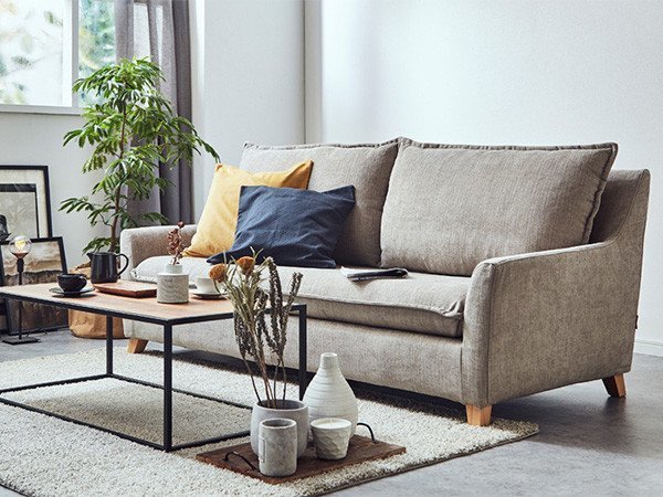 【リラックス フォーム/RELAX FORM / GOODS】のSAVON 2P SOFA / サボン 2人掛けソファ インテリア・キッズ・メンズ・レディースファッション・服の通販 founy(ファウニー) 　クッション　Cushion, Throw Pillow　シンプル　Simple, Minimal　フレーム　Frame, Outline　ベーシック　Basic, Essential　定番　Standard, Basic Item　ホーム・キャンプ・アウトドア・お取り寄せ　Home Living / Home & Lifestyle / Camping Gear / Outdoor Camping　家具・インテリア　Home Furniture & Interior. Stylish & Functional Living Spaces　ソファー　Couches & Sofas　参考イメージ(張地:A48 ステングレー)|ID: prp329100000008625 ipo3291000000037083737