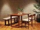 【マスターウォール/MASTERWAL / GOODS】のWILDWOOD DINING TABLE / ワイルドウッド ダイニングテーブル ウッドレッグス ウッド:ウォールナット、サイズ:幅180 × 奥行85cm、脚部タイプ:2LEGS(2本脚)|ID: prp329100000008668 ipo3291000000026444397