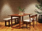 【マスターウォール/MASTERWAL / GOODS】のWILDWOOD DINING TABLE / ワイルドウッド ダイニングテーブル ウッドレッグス ウッド:ウォールナット、サイズ:幅180 × 奥行85cm、脚部タイプ:2LEGS(2本脚)|ID: prp329100000008668 ipo3291000000036872318
