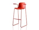 【マジス/MAGIS / GOODS】のTROY STOOL / トロイ アーム付スツール スレッジ・塗装脚 シートレッド|ID: prp329100000008688 ipo3291000000030214028