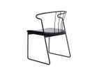 【杉山製作所/Sugiyama Seisakusho / GOODS】のfelice chair / フェリーチェ チェア(張座) 張地:牛革 AGBL エージングレザー黒(Bランク)、フレームサンドブラック|ID: prp329100000008726 ipo3291000000031779552