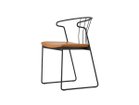 【杉山製作所/Sugiyama Seisakusho / GOODS】のfelice chair / フェリーチェ チェア(張座) 張地:牛革 AGCA エージングレザーキャメル(Bランク)、フレームサンドブラック|ID: prp329100000008726 ipo3291000000031779553