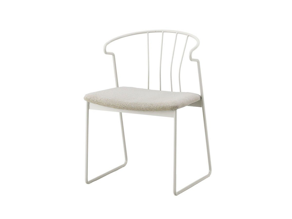 【杉山製作所/Sugiyama Seisakusho / GOODS】のfelice chair / フェリーチェ チェア(張座) インテリア・キッズ・メンズ・レディースファッション・服の通販 founy(ファニー) 　送料無料　Free Shipping　ホーム・キャンプ・アウトドア・お取り寄せ　Home,Garden,Outdoor,Camping Gear　家具・インテリア　Furniture　チェア・椅子　Chair　ダイニングチェア　Dining Chair　張地:ミナモ MI822(Aランク)、フレームサンドホワイト|ID: prp329100000008726 ipo3291000000031779555
