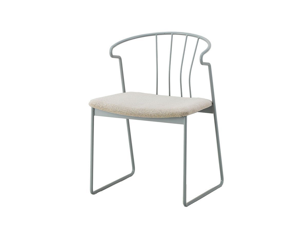 【杉山製作所/Sugiyama Seisakusho / GOODS】のfelice chair / フェリーチェ チェア(張座) インテリア・キッズ・メンズ・レディースファッション・服の通販 founy(ファニー) 　送料無料　Free Shipping　ホーム・キャンプ・アウトドア・お取り寄せ　Home,Garden,Outdoor,Camping Gear　家具・インテリア　Furniture　チェア・椅子　Chair　ダイニングチェア　Dining Chair　張地:カノア KGRG グレージュ(Aランク)、フレームサンドブルーグレー|ID: prp329100000008726 ipo3291000000031779558