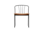 【杉山製作所/Sugiyama Seisakusho / GOODS】のfelice chair / フェリーチェ チェア(張座) 張地:牛革 AGBL エージングレザーキャメル(Bランク)、フレームサンドブラック|ID: prp329100000008726 ipo3291000000031779563