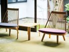 【天童木工/Tendo Mokko / GOODS】のSpoke Chair / スポークチェア 人気、トレンドファッション・服の通販 founy(ファニー) ドレス Dress モダン Modern リラックス Relax 送料無料 Free Shipping ホーム・キャンプ・アウトドア・お取り寄せ Home,Garden,Outdoor,Camping Gear 家具・インテリア Furniture チェア・椅子 Chair ローチェア・座椅子 Low Chair/Seat Chair thumbnail 張地:左 / エヌシー B0188 チャコールブラウン、右 / エヌシー B0117 ワインレッド(|ID: prp329100000008733 ipo3291000000030191110