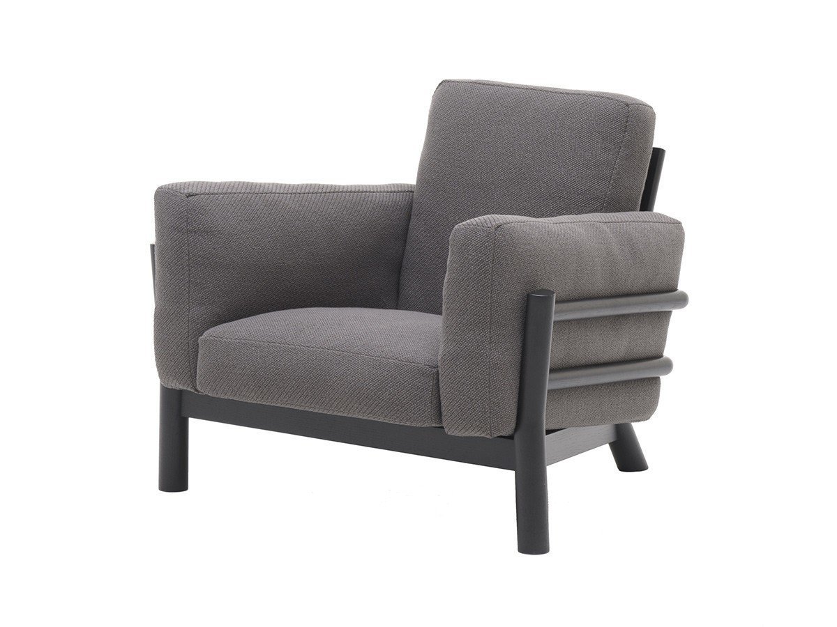 【カリモクニュースタンダード/KARIMOKU NEW STANDARD / GOODS】のCASTOR SOFA 1-SEATER / キャストールソファー 1人掛 インテリア・キッズ・メンズ・レディースファッション・服の通販 founy(ファニー) 　クッション　Cushion, Throw Pillow　フェザー　Feather, Feather Detail　フォーム　Form　ホーム・キャンプ・アウトドア・お取り寄せ　Home Living / Home & Lifestyle / Camping Gear / Outdoor Camping　家具・インテリア　Home Furniture & Interior. Stylish & Functional Living Spaces　ソファー　Couches & Sofas　張地:B973 ウォームグレー(クヴァドラ・コーダ 2)、フレームブラック|ID: prp329100000008757 ipo3291000000030210936