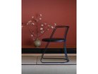 【杉山製作所/Sugiyama Seisakusho / GOODS】のTSUZUMI CHAIR / ツヅミ チェア 張地:牛革 AGBL エージングレザー黒(Bランク)、フレームサンドブラック|ID:prp329100000008769