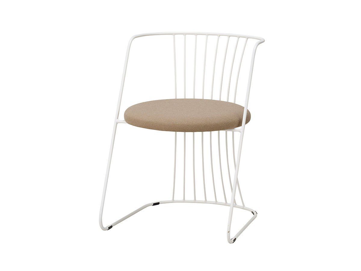 【杉山製作所/Sugiyama Seisakusho / GOODS】のTSUZUMI CHAIR / ツヅミ チェア インテリア・キッズ・メンズ・レディースファッション・服の通販 founy(ファウニー) 　送料無料　Free Shipping　クッション　Cushion, Throw Pillow　フレーム　Frame, Outline　モチーフ　Motif, Design Theme　ホーム・キャンプ・アウトドア・お取り寄せ　Home Living / Home & Lifestyle / Camping Gear / Outdoor Camping　家具・インテリア　Home Furniture & Interior. Stylish & Functional Living Spaces　チェア・椅子　Seating & Chairs　ダイニングチェア・木製チェア　Dining Chairs　張地:N.C. NC122(Aランク)、フレームサンドホワイト|ID: prp329100000008769 ipo3291000000037067660