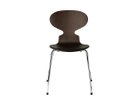 【フリッツ ハンセン/FRITZ HANSEN / GOODS】のANT / アリンコチェア 4本脚 3101 シェル:ナチュラルウッド / フルダークステインドオーク(エッジ塗装あり)、脚部:クローム仕上|ID:prp329100000008793