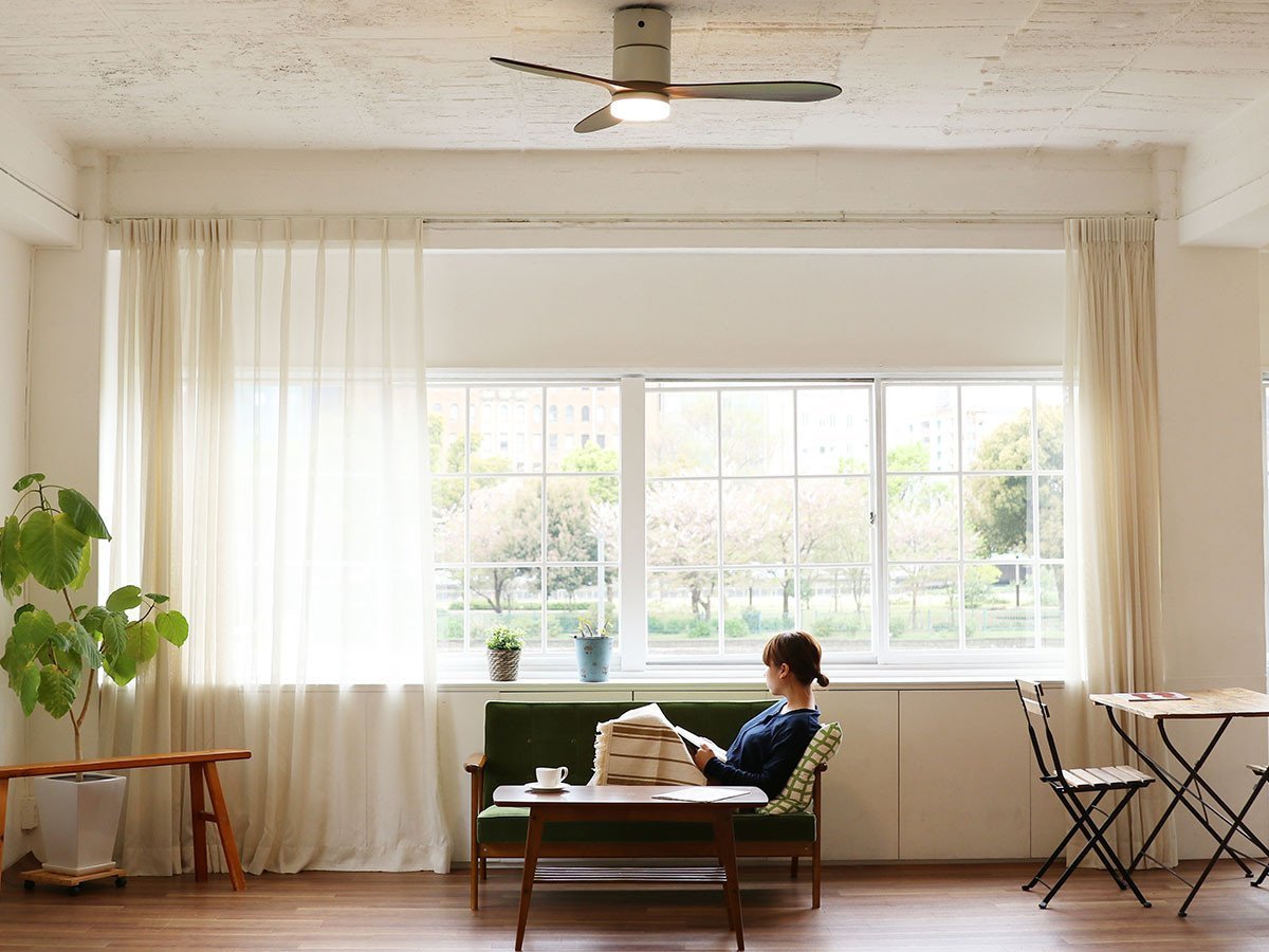 【フライミーパーラー/FLYMEe Parlor / GOODS】のCeiling Fan / シーリングファン #101365 インテリア・キッズ・メンズ・レディースファッション・服の通販 founy(ファニー) 　フラット　Flat, Flat Shoes　ブレード　Braid, Decorative Trim　冬　Winter / This Winter　送料無料　Free Shipping　夏　Summer　ホーム・キャンプ・アウトドア・お取り寄せ　Home Living / Home & Lifestyle / Camping Gear / Outdoor Camping　家具・インテリア　Home Furniture & Interior. Stylish & Functional Living Spaces　ライト・照明　Lamps & Lighting Fixtures　シルバー、LEDタイプ:電球色|ID: prp329100000008795 ipo3291000000030253216