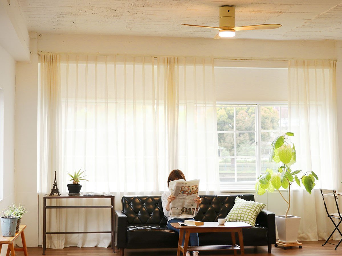 【フライミーパーラー/FLYMEe Parlor / GOODS】のCeiling Fan / シーリングファン #101365 インテリア・キッズ・メンズ・レディースファッション・服の通販 founy(ファニー) 　フラット　Flat, Flat Shoes　ブレード　Braid, Decorative Trim　冬　Winter / This Winter　送料無料　Free Shipping　夏　Summer　ホーム・キャンプ・アウトドア・お取り寄せ　Home Living / Home & Lifestyle / Camping Gear / Outdoor Camping　家具・インテリア　Home Furniture & Interior. Stylish & Functional Living Spaces　ライト・照明　Lamps & Lighting Fixtures　ホワイト、LEDタイプ:電球色|ID: prp329100000008795 ipo3291000000036853781