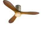 【フライミーパーラー/FLYMEe Parlor / GOODS】のCeiling Fan / シーリングファン #101365 シルバー、LEDタイプ:電球色|ID: prp329100000008795 ipo3291000000037061616