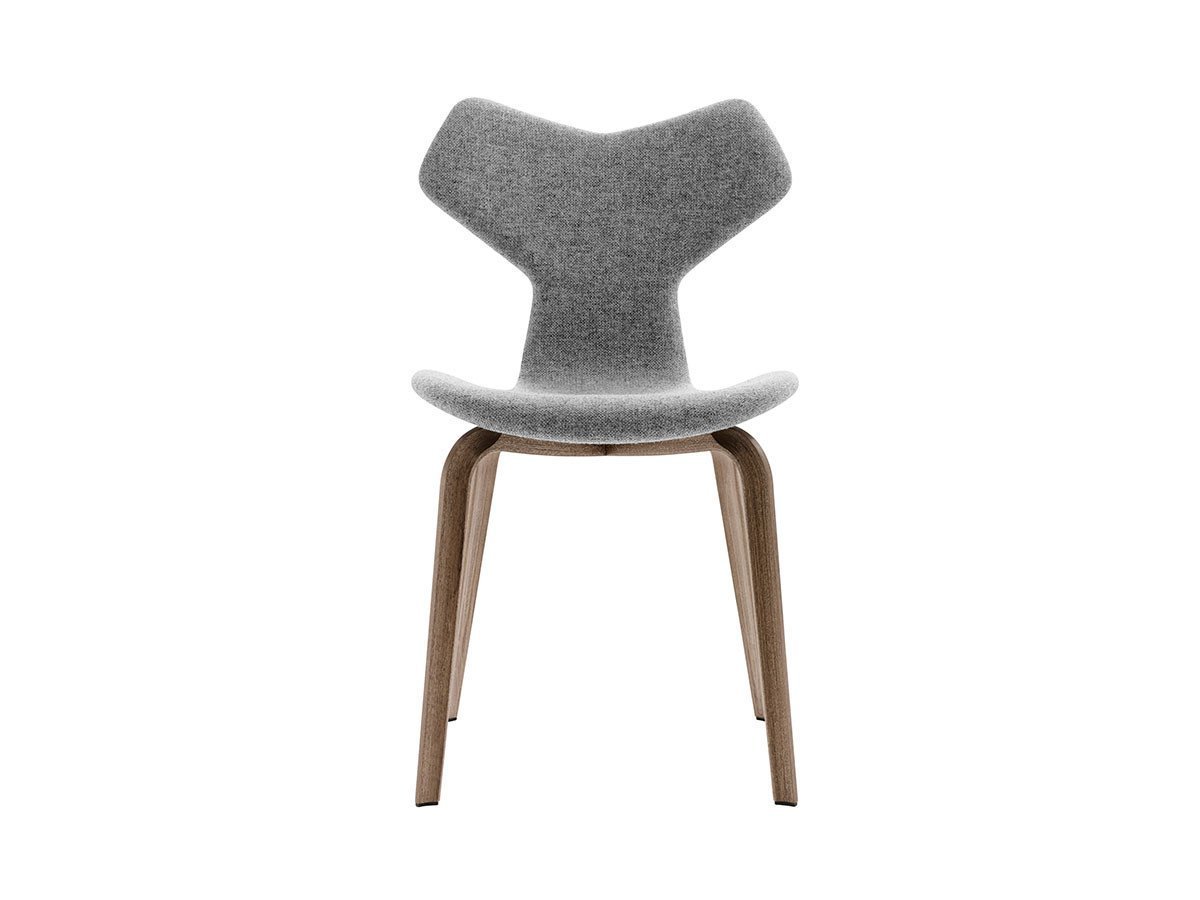 【フリッツ ハンセン/FRITZ HANSEN / GOODS】のGRAND PRIX / グランプリチェア フルパディング ウッドレッグ 4130 インテリア・キッズ・メンズ・レディースファッション・服の通販 founy(ファニー) 　インド　Indian Textile　ウッド　Wooden Design　春　Spring　クッション　Cushion, Throw Pillow　ファブリック　Fabric, Textile　ミラノ　Milano Style, Italian-Inspired　送料無料　Free Shipping　おすすめ　Recommended / Our Picks　ホーム・キャンプ・アウトドア・お取り寄せ　Home Living / Home & Lifestyle / Camping Gear / Outdoor Camping　家具・インテリア　Home Furniture & Interior. Stylish & Functional Living Spaces　チェア・椅子　Seating & Chairs　ダイニングチェア・木製チェア　Dining Chairs　張地:HALLINGDAL / 130 グレー、脚部:ナチュラルウッド / オーク|ID: prp329100000008797 ipo3291000000030245568