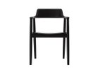 【ヒロシマ/HIROSHIMA / GOODS】のArm Chair / アームチェア 板座(オーク) フレームNK-1 ナチュラルブラック(ウレタン塗装)|ID:prp329100000008826
