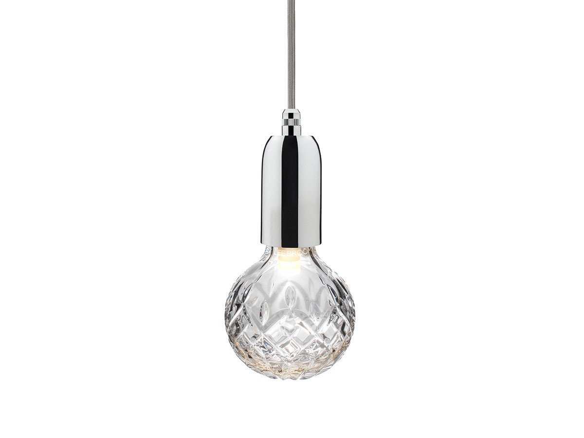 【リーブルーム/LEE BROOM / GOODS】のCRYSTAL BULB PENDANT / クリスタルバルブ ペンダント インテリア・キッズ・メンズ・レディースファッション・服の通販 founy(ファニー) 　カッティング　Cutting Detail　クリスタル　Crystal, Swarovski　グラス　Glass, Eyewear　ハンド　Hand, Handmade　送料無料　Free Shipping　ホーム・キャンプ・アウトドア・お取り寄せ　Home Living / Home & Lifestyle / Camping Gear / Outdoor Camping　家具・インテリア　Home Furniture & Interior. Stylish & Functional Living Spaces　ライト・照明　Lamps & Lighting Fixtures　ペンダントライト・吊り下げ照明　Pendant Light / Hanging Light Fixture　本体ポリッシュドクローム、電球クリア|ID: prp329100000008845 ipo3291000000036849086