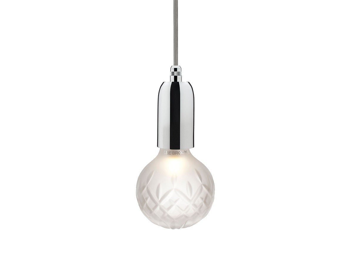 【リーブルーム/LEE BROOM / GOODS】のCRYSTAL BULB PENDANT / クリスタルバルブ ペンダント インテリア・キッズ・メンズ・レディースファッション・服の通販 founy(ファニー) 　カッティング　Cutting Detail　クリスタル　Crystal, Swarovski　グラス　Glass, Eyewear　ハンド　Hand, Handmade　送料無料　Free Shipping　ホーム・キャンプ・アウトドア・お取り寄せ　Home Living / Home & Lifestyle / Camping Gear / Outdoor Camping　家具・インテリア　Home Furniture & Interior. Stylish & Functional Living Spaces　ライト・照明　Lamps & Lighting Fixtures　ペンダントライト・吊り下げ照明　Pendant Light / Hanging Light Fixture　本体ポリッシュドクローム、電球フロスト|ID: prp329100000008845 ipo3291000000036849090