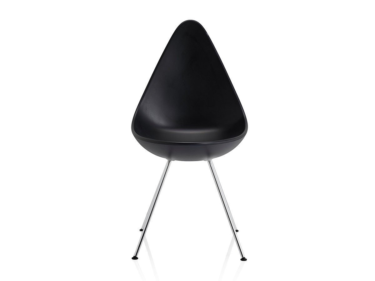 【フリッツ ハンセン/FRITZ HANSEN / GOODS】のDROP / ドロップ プラスチックチェア 3110 インテリア・キッズ・メンズ・レディースファッション・服の通販 founy(ファニー) 　送料無料　Free Shipping　ドロップ　Drop Shoulder, Dropped Style　ホーム・キャンプ・アウトドア・お取り寄せ　Home Living / Home & Lifestyle / Camping Gear / Outdoor Camping　家具・インテリア　Home Furniture & Interior. Stylish & Functional Living Spaces　チェア・椅子　Seating & Chairs　ダイニングチェア・木製チェア　Dining Chairs　シェル:ブラック、脚部:クローム仕上|ID: prp329100000008847 ipo3291000000036803052