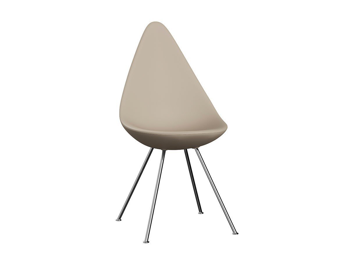 【フリッツ ハンセン/FRITZ HANSEN / GOODS】のDROP / ドロップ プラスチックチェア 3110 インテリア・キッズ・メンズ・レディースファッション・服の通販 founy(ファニー) 　送料無料　Free Shipping　ドロップ　Drop Shoulder, Dropped Style　ホーム・キャンプ・アウトドア・お取り寄せ　Home Living / Home & Lifestyle / Camping Gear / Outdoor Camping　家具・インテリア　Home Furniture & Interior. Stylish & Functional Living Spaces　チェア・椅子　Seating & Chairs　ダイニングチェア・木製チェア　Dining Chairs　シェル:ライトベージュ、脚部:クローム仕上|ID: prp329100000008847 ipo3291000000036803064
