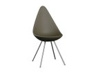 【フリッツ ハンセン/FRITZ HANSEN / GOODS】のDROP / ドロップ プラスチックチェア 3110 シェル:オリーブグリーン、脚部:クローム仕上|ID: prp329100000008847 ipo3291000000037063238