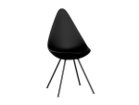 【フリッツ ハンセン/FRITZ HANSEN / GOODS】のDROP / ドロップ プラスチックチェア 3110 シェル:ブラック、脚部:ブラック|ID: prp329100000008847 ipo3291000000037063266