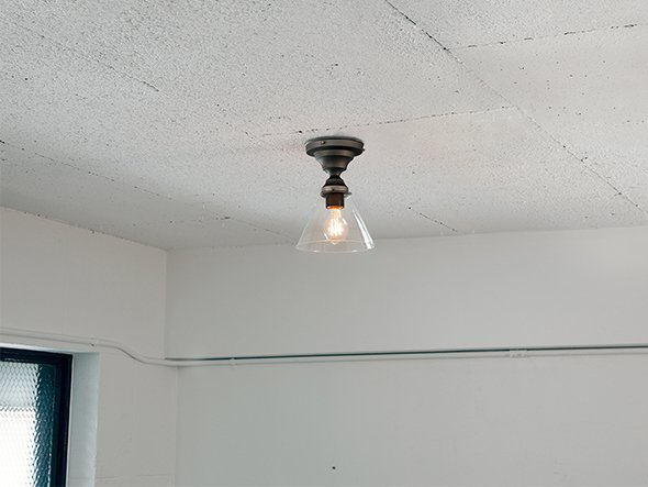 【フライミー ファクトリー/FLYMEe Factory / GOODS】のCUSTOM SERIES Basic Ceiling Lamp × Trans Jam / カスタムシリーズ ベーシックシーリングランプ × トランス(ジャム) インテリア・キッズ・メンズ・レディースファッション・服の通販 founy(ファニー) 　送料無料　Free Shipping　ガラス　Glass　シンプル　Simple　フォルム　Form　ベーシック　Basic　台形　Trapezoid　ホーム・キャンプ・アウトドア・お取り寄せ　Home,Garden,Outdoor,Camping Gear　家具・インテリア　Furniture　ライト・照明　Lighting & Light Fixtures　シーリングライト　Ceiling Light　器具本体:ビンテージメタル、シェード:クリア|ID: prp329100000008885 ipo3291000000007915070