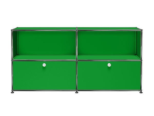 【ユーエスエム/USM / GOODS】のUSM Haller Sideboard / USMハラー サイドボード W / D / H:1523 / 373 / 740mm ドロップダウンドア × 2 インテリア・キッズ・メンズ・レディースファッション・服の通販 founy(ファニー) 　コレクション　Collection　シンプル　Simple　ニューヨーク　New York　バランス　Balance　ボックス　Box　ホーム・キャンプ・アウトドア・お取り寄せ　Home,Garden,Outdoor,Camping Gear　家具・インテリア　Furniture　収納家具・キャビネット　Storage Furniture　サイドボード　Sideboard　USM グリーン(海外取り寄せ)|ID: prp329100000008898 ipo3291000000028128666