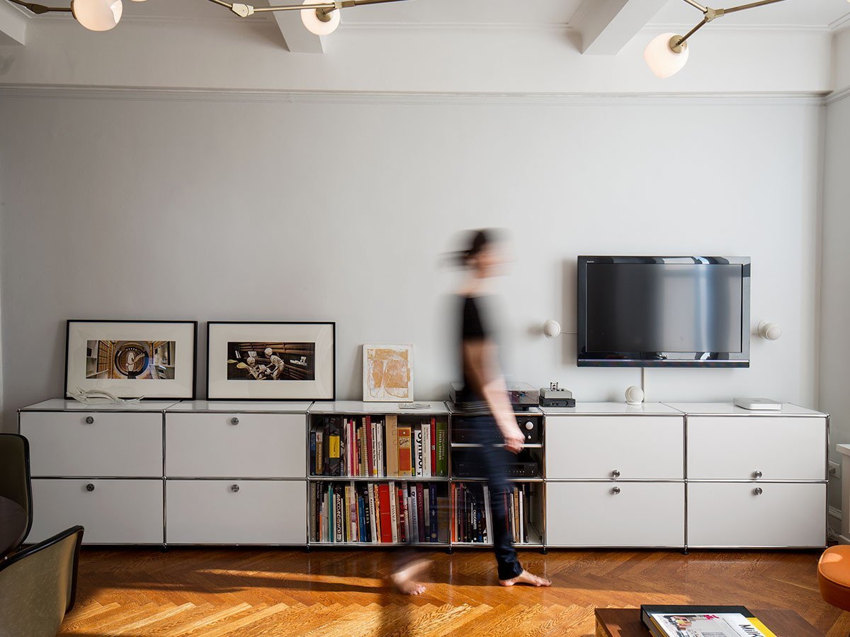 【ユーエスエム/USM / GOODS】のUSM Haller Sideboard / USMハラー サイドボード W / D / H:1523 / 373 / 740mm ドロップダウンドア × 2 インテリア・キッズ・メンズ・レディースファッション・服の通販 founy(ファニー) 　コレクション　Collection　シンプル　Simple　ニューヨーク　New York　バランス　Balance　ボックス　Box　ホーム・キャンプ・アウトドア・お取り寄せ　Home,Garden,Outdoor,Camping Gear　家具・インテリア　Furniture　収納家具・キャビネット　Storage Furniture　サイドボード　Sideboard　参考イメージ|ID: prp329100000008898 ipo3291000000028128677