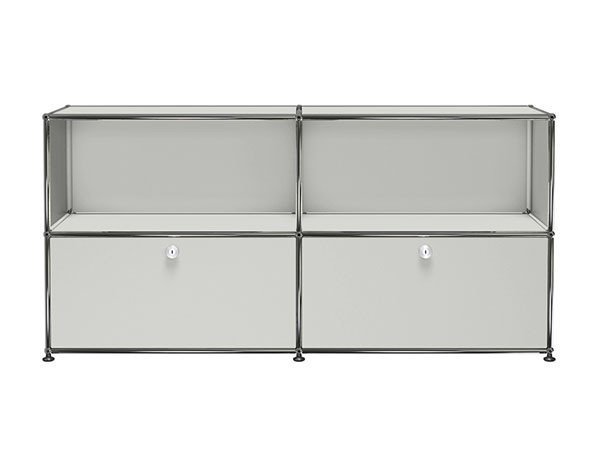 【ユーエスエム/USM / GOODS】のUSM Haller Sideboard / USMハラー サイドボード W / D / H:1523 / 373 / 740mm ドロップダウンドア × 2 インテリア・キッズ・メンズ・レディースファッション・服の通販 founy(ファニー) コレクション Collection, Seasonal Line シンプル Simple, Minimal ニューヨーク New York, NYC Style バランス Balance, Style Balance ボックス Boxy, Box Shape ホーム・キャンプ・アウトドア・お取り寄せ Home Living / Home & Lifestyle / Camping Gear / Outdoor Camping 家具・インテリア Home Furniture & Interior. Stylish & Functional Living Spaces 収納家具・キャビネット Storage Furniture サイドボード・リビング収納 Cabinet / Storage Cabinet ライトグレー(海外取り寄せ)|ID: prp329100000008898 ipo3291000000036813577