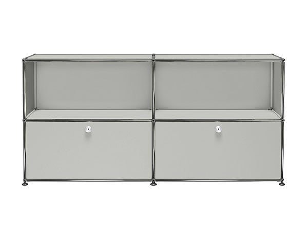 【ユーエスエム/USM / GOODS】のUSM Haller Sideboard / USMハラー サイドボード W / D / H:1523 / 373 / 740mm ドロップダウンドア × 2 インテリア・キッズ・メンズ・レディースファッション・服の通販 founy(ファニー) コレクション Collection, Seasonal Line シンプル Simple, Minimal ニューヨーク New York, NYC Style バランス Balance, Style Balance ボックス Boxy, Box Shape ホーム・キャンプ・アウトドア・お取り寄せ Home Living / Home & Lifestyle / Camping Gear / Outdoor Camping 家具・インテリア Home Furniture & Interior. Stylish & Functional Living Spaces 収納家具・キャビネット Storage Furniture サイドボード・リビング収納 Cabinet / Storage Cabinet USM マットシルバー(海外取り寄せ)|ID: prp329100000008898 ipo3291000000036813665